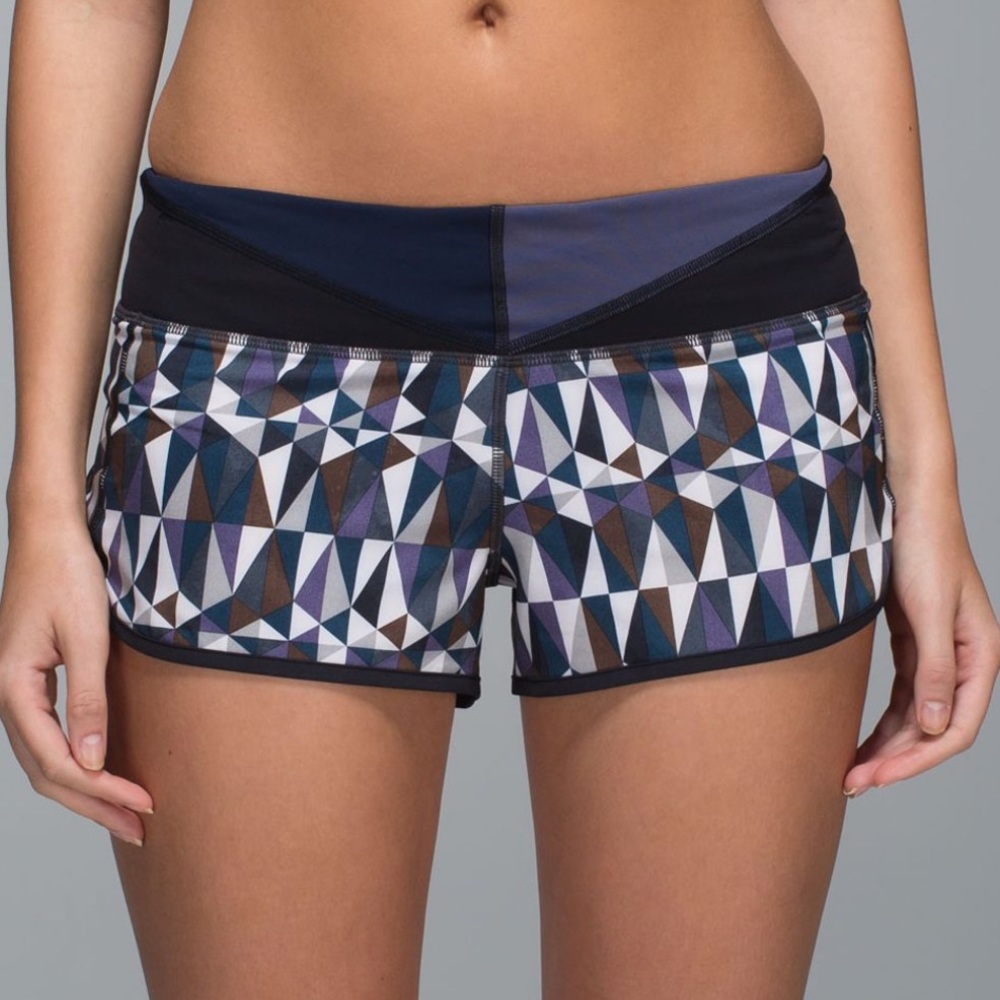 Lululemon Speed Short Stained Glass Geometric